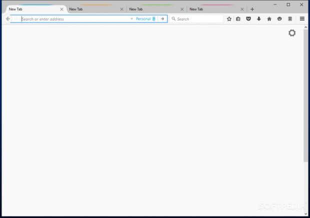 The four new container tabs and their colors The four new container tabs and their colors