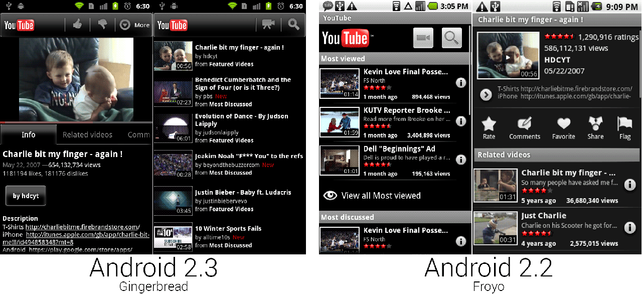 新 YouTube 设计,神奇的是有点像旧版地图的商家页面的设计。