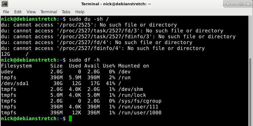Linux Filesystem df Linux Filesystem df