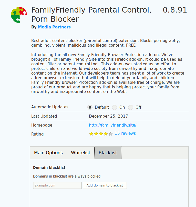 firefox-content-filter-addon firefox 内容过滤插件