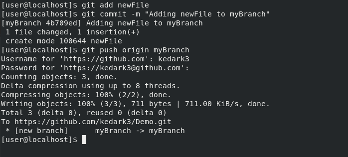 Terminal output 终端输出