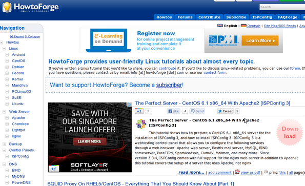 Howtoforge tutorials Howtoforge
