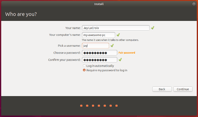 Account setup 账户设置