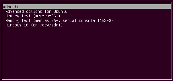 Chose which OS to use 选择操作系统