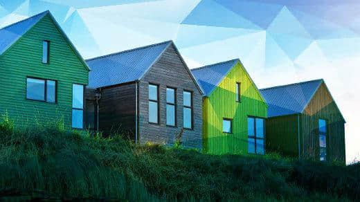 Houses in a row Houses in a row