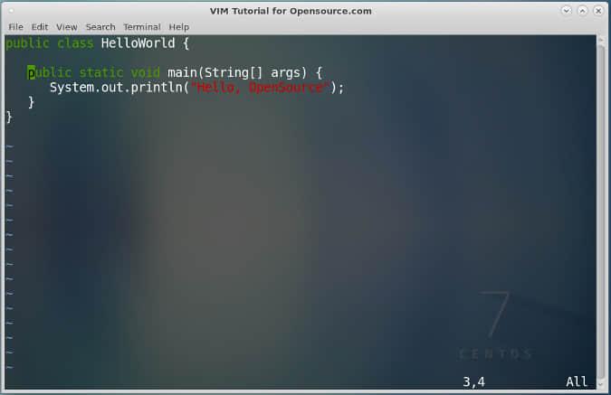 Undoing a change in Vim Undoing a change in Vim