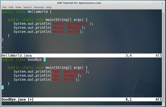 Modify GoodBye.java file in Split Mode Modify GoodBye.java file in Split Mode