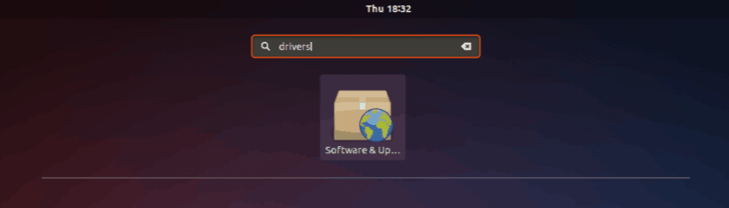 点击“软件与更新”(Software & Updates)