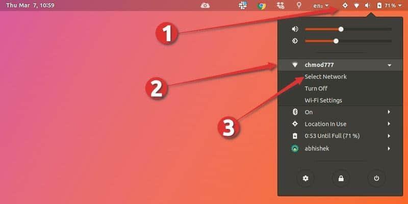 Refresh wifi network list in Ubuntu