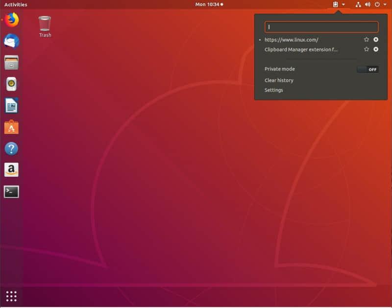 GNOME Clipboard GNOME Clipboard