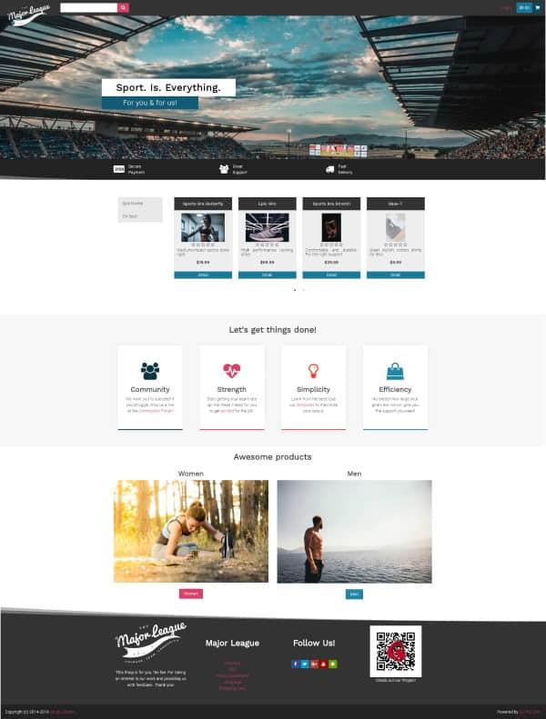 Finished Scipio ERP shop 搭建完成的 Scipio ERP 在线商店