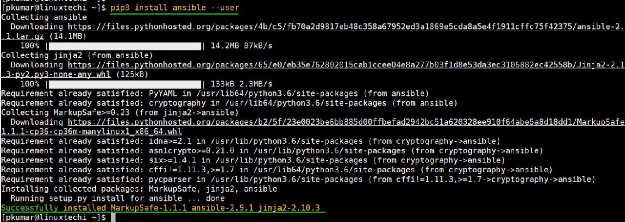 Ansible-Install-pip3-centos8