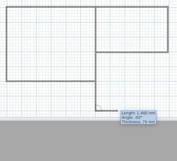 Drawing walls in Sweet Home 3D Drawing walls in Sweet Home 3D