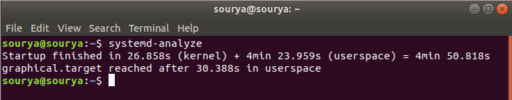 图 3:systemd-analyze 的输出