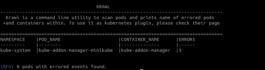 KRAWL script KRAWL script