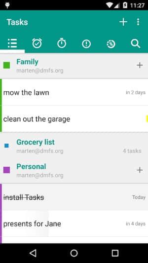 OpenTasks in Google Play store OpenTasks in Google Play store