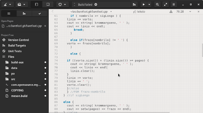 GNOME Builder screenshot GNOME Builder screenshot
