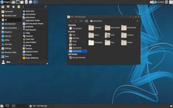 XFCE on Mageia Linux in 2019