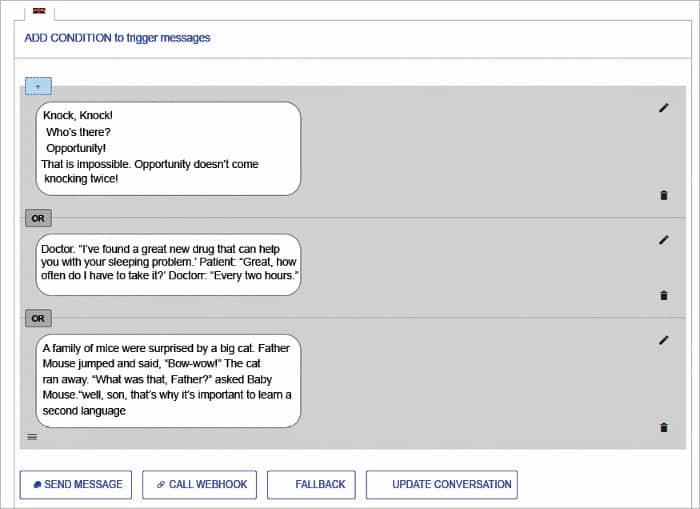 图 11: 添加文本消息