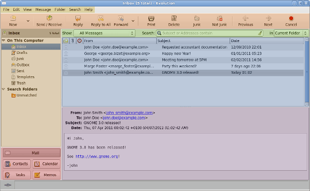 GNOME Evolution GNOME Evolution