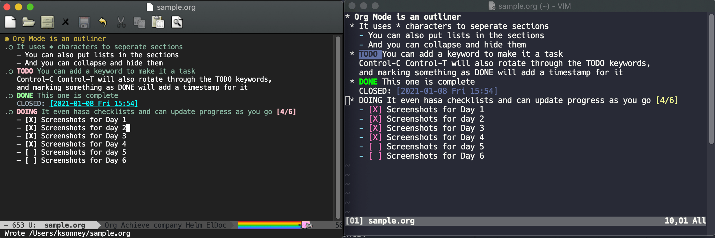 ORG-Mode ORG-Mode
