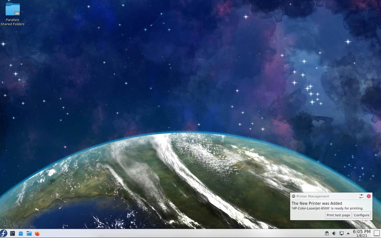Fedora KDE Spin Default Desktop Fedora KDE Spin Default Desktop