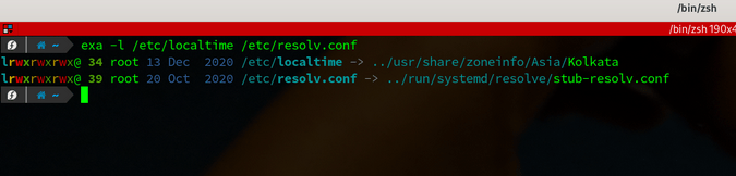 symlinks in exa symlinks in exa