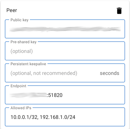 Adding a V peer on an Android 在 Android 上添加虚拟专用网络对等点