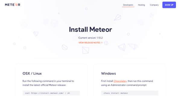Meteor Page Meteor page