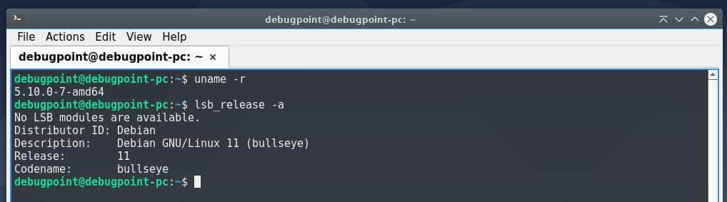 Debian 11 after upgrade