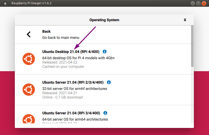 镜像工具:发行版 - Ubuntu 21.04