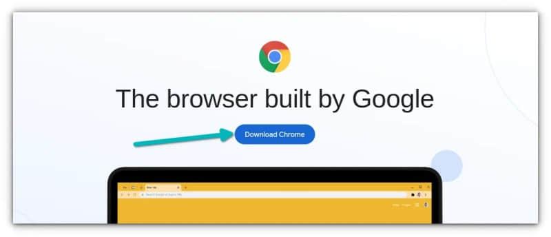 Click on the Download Chrome button