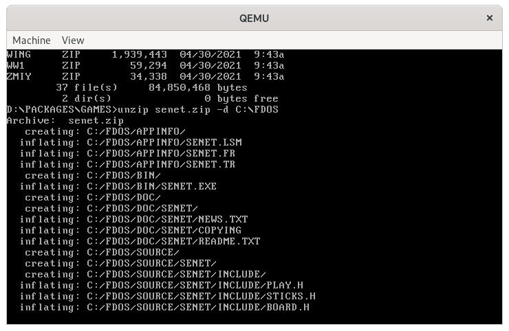 Unzipping the Simple Senet game embedded setup