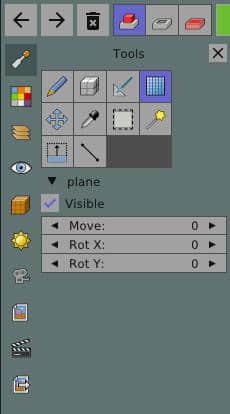 Plane controls Plane controls(Seth Kenlon, CC BY-SA 4.0)
