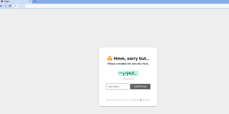 CAPTCHA prompt CAPTCHA prompt