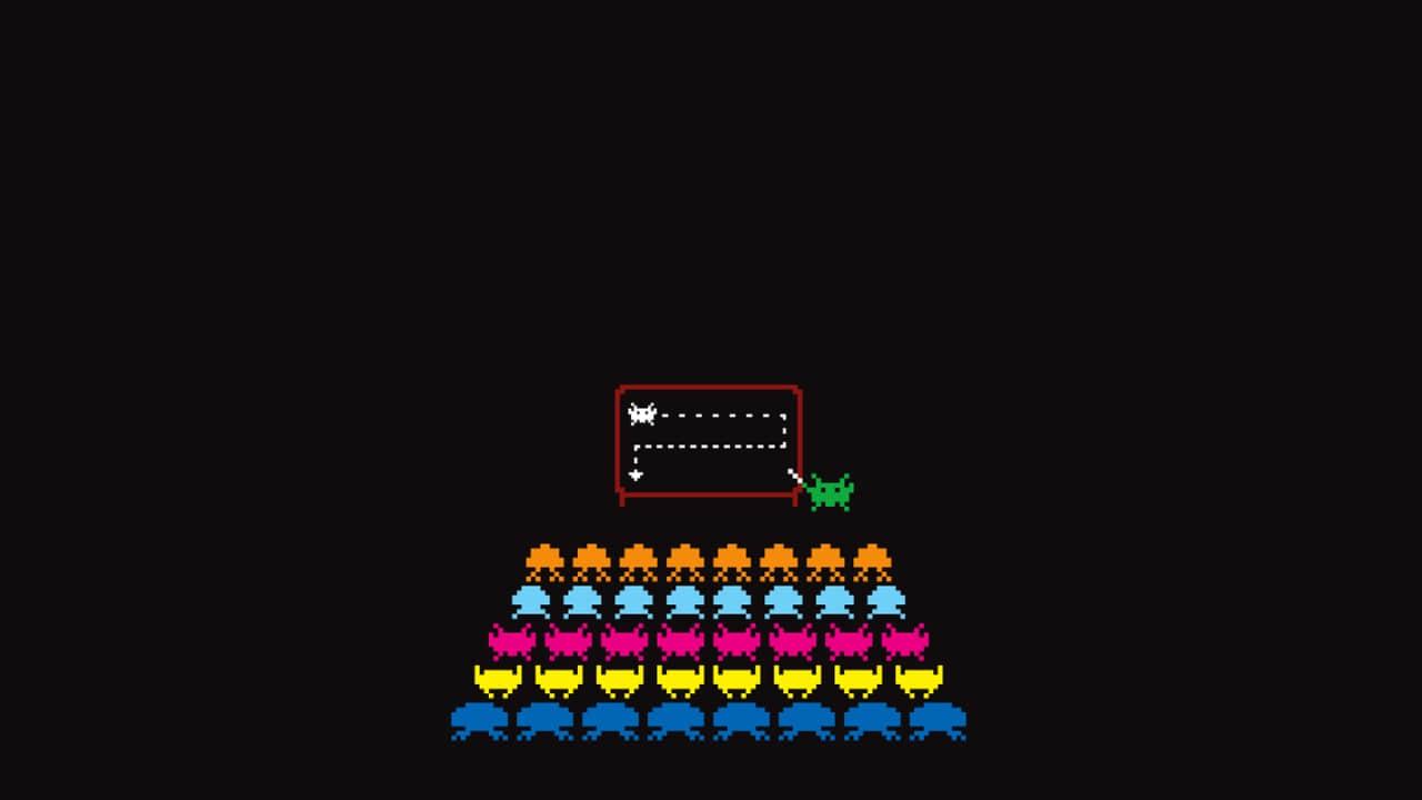 Terminal command prompt on orange background