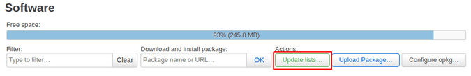 Updating packages Updating packages