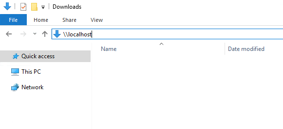 Shared folders 共享文件夹