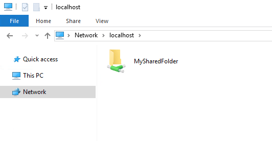 Shared folders 共享文件夹