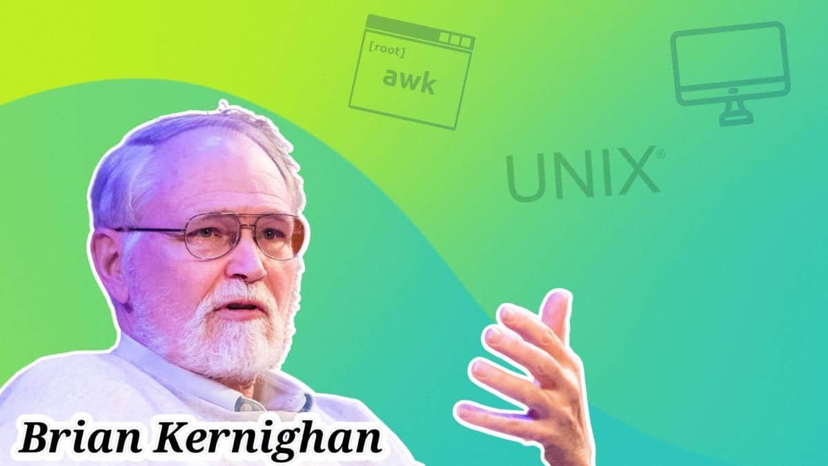 这位 80 岁的计算机科学家曾提出 “Unix” 这一名字,在 AWK 代码中加入了 Unicode 支持