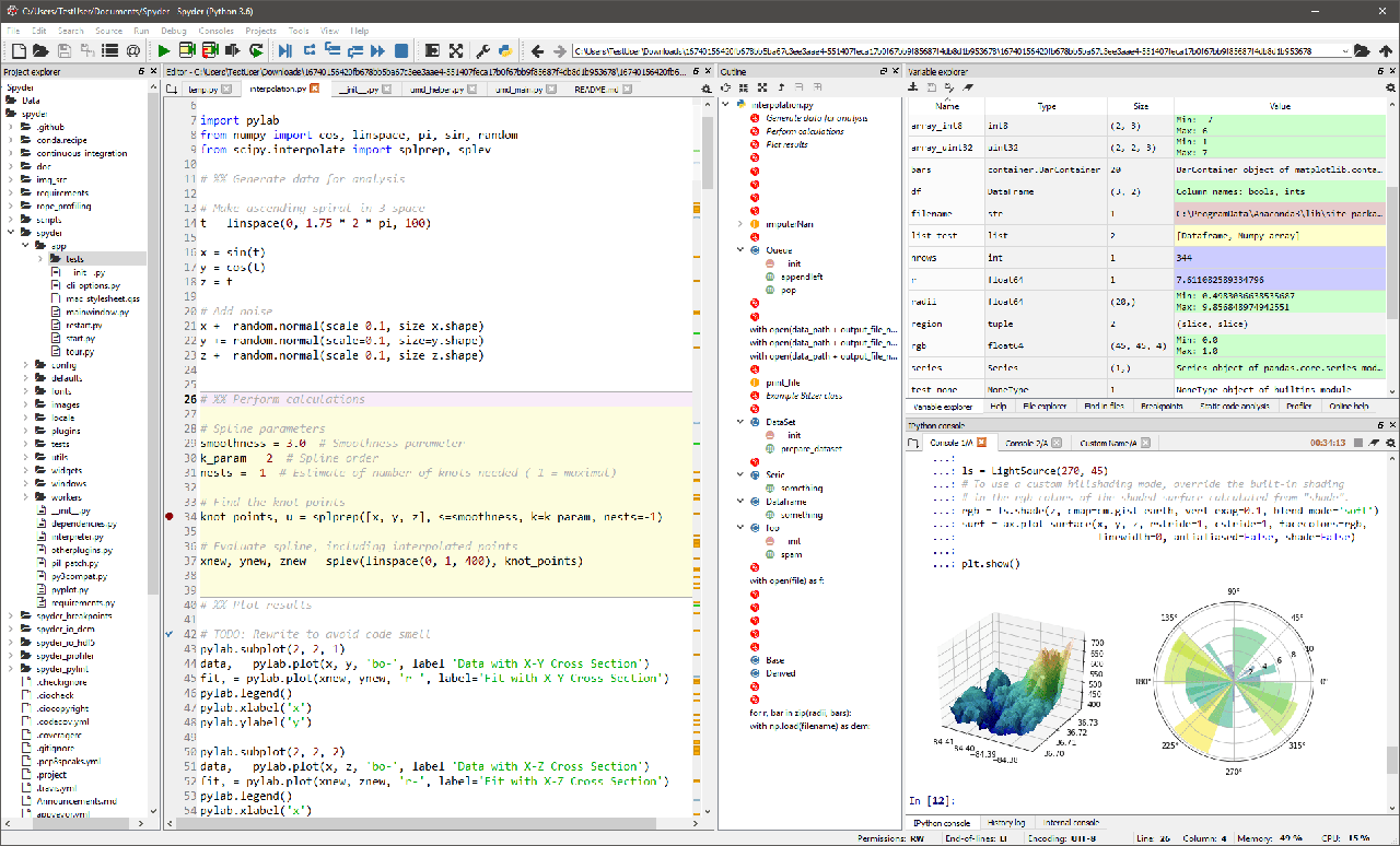 Spyder Editor